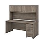 Bush Business Furniture Studio C 72"W Office Desk with Hutch and Mobile File Cabinet, Modern Hickory (STC011MHSU)~#|#~sp143774730_sc7