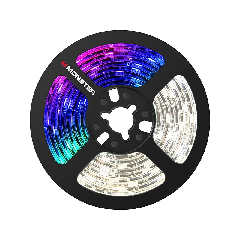Monster Basics LED Light Strip, Glossy (MLB7-1027-BLK) image 1
