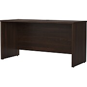 Bush Business Furniture Studio C 60" W Credenza Desk, Black Walnut (SCD360BW)