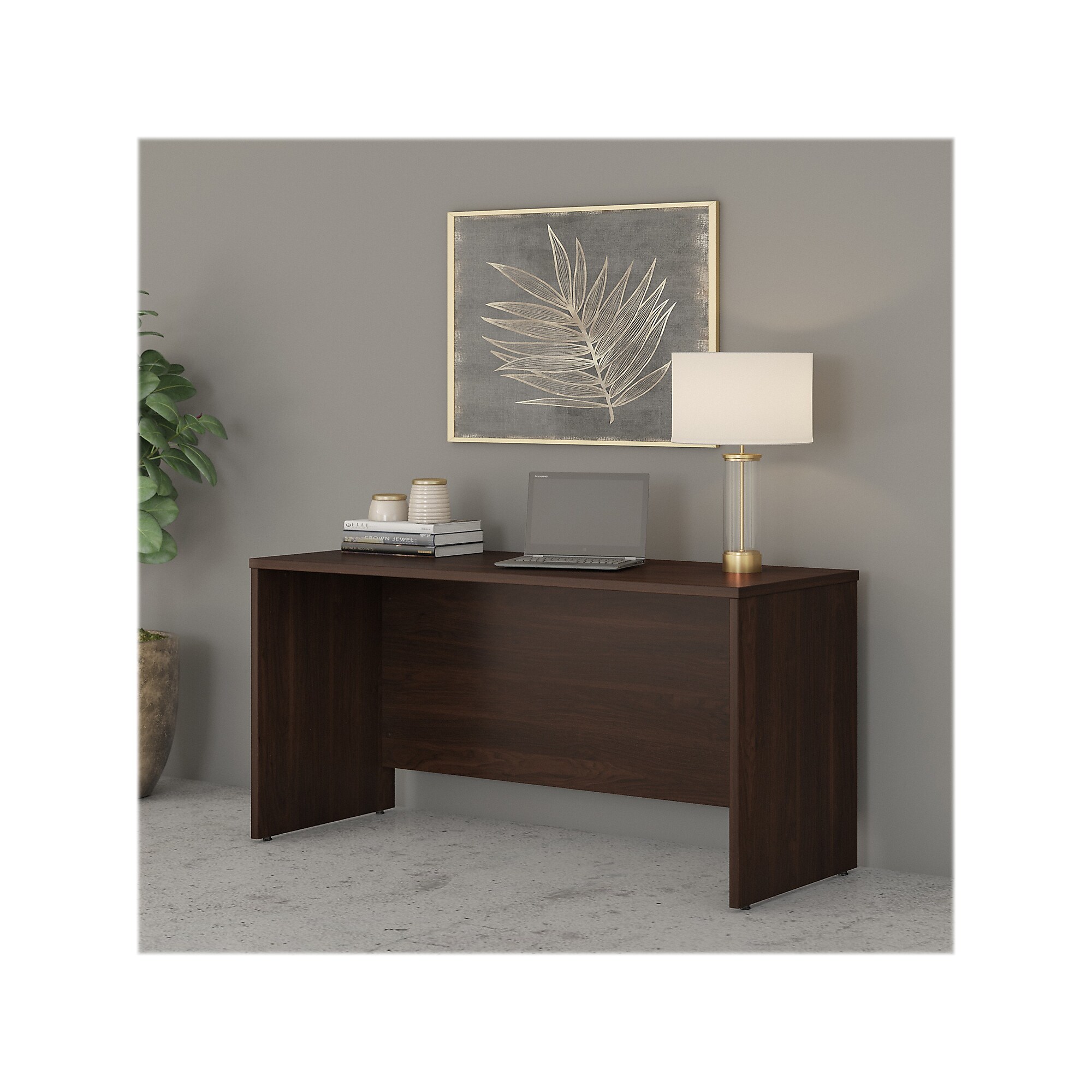 Bush Business Furniture Studio C 60″W Credenza Desk, Black Walnut (SCD360BW) Sansujyuku sansujyuku.com