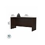 Bush Business Furniture Studio C 60"W Credenza Desk, Black Walnut (SCD360BW)~#|#~sp144158226_sc7