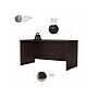 Bush Business Furniture Studio C 60"W Office Desk, Black Walnut (SCD260BW)~#|#~sp144158243_sc7