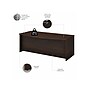Bush Business Furniture Studio C 72"W Bow Front Desk with Mobile File Cabinets, Black Walnut (STC012BWSU)~#|#~sp144158275_sc7