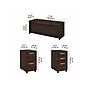 Bush Business Furniture Studio C 72"W Bow Front Desk with Mobile File Cabinets, Black Walnut (STC012BWSU)~#|#~sp144158277_sc7