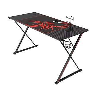 Eureka Ergonomic 55" Computer Gaming Desk, Black (GD0073-BK)