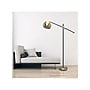 Lalia Home Studio Loft 59" Antique Brass/Matte Black Floor Lamp with Dome Shade (LHF-5015-AB)~#|#~sp144158521_sc7