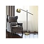 Lalia Home Studio Loft 59" Antique Brass/Matte Black Floor Lamp with Dome Shade (LHF-5015-AB)~#|#~sp144158522_sc7