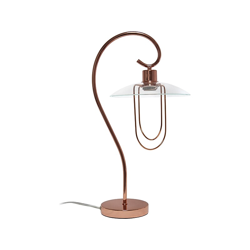 Lalia Home Studio Loft Incandescent Table Lamp, Polished Rose Gold (LHT-4000-RG) image 1