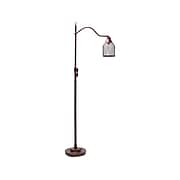 Lalia Home Studio Loft 60" Red Bronze Floor Lamp with Cylindrical Shade (LHF-5020-RB)