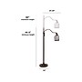 Lalia Home Studio Loft 60" Red Bronze Floor Lamp with Cylindrical Shade (LHF-5020-RB)~#|#~sp144158583_sc7