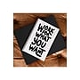DENY Designs Work for What You Want by Phirts Professional Notebooks, 5.5" x 8.25", Dotted, 40 Sheets, White (69196-NOBS01)~#|#~sp144158605_sc7