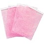 Partners Brand Anti-Static Bubble Pouches, 4" x 3 1/2", Pink, 1000/Case (BOB43AS)~#|#~sp144271131_sc7