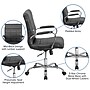 Flash Furniture Vivian Vinyl Swivel Mid-Back Executive Office Chair, Black (GO2240BK)~#|#~sp144375298_sc7