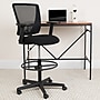 Flash Furniture Harper Ergonomic Mesh Fabric Swivel Mid-Back Drafting Chair, Black (GO2100A)~#|#~sp144375314_sc7