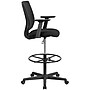 Flash Furniture Harper Ergonomic Mesh Fabric Swivel Mid-Back Drafting Chair, Black (GO2100A)~#|#~sp144375320_sc7