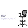 Flash Furniture Harper Ergonomic Mesh Fabric Swivel Mid-Back Drafting Chair, Black (GO2100A)~#|#~sp144375461_sc7