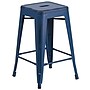 Flash Furniture Colorful Restaurant Counter Height Stool, Antique Blue (ETBT350324AB)~#|#~sp144375739_sc7