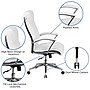Flash Furniture Rebecca LeatherSoft Swivel High Back Executive Office Chair, White (GO2192WH)~#|#~sp144375800_sc7