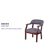 Flash Furniture Fabric Luxurious Conference Chair with Silver Trim Nails, Gray (BZ105GY)~#|#~sp144375821_sc7