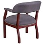 Flash Furniture Fabric Luxurious Conference Chair with Silver Trim Nails, Gray (BZ105GY)~#|#~sp144375825_sc7