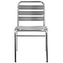 Flash Furniture Aluminum Commercial Indoor-Outdoor Armless Restaurant Stack Chair with Triple Slat Back~#|#~sp144376206_sc7