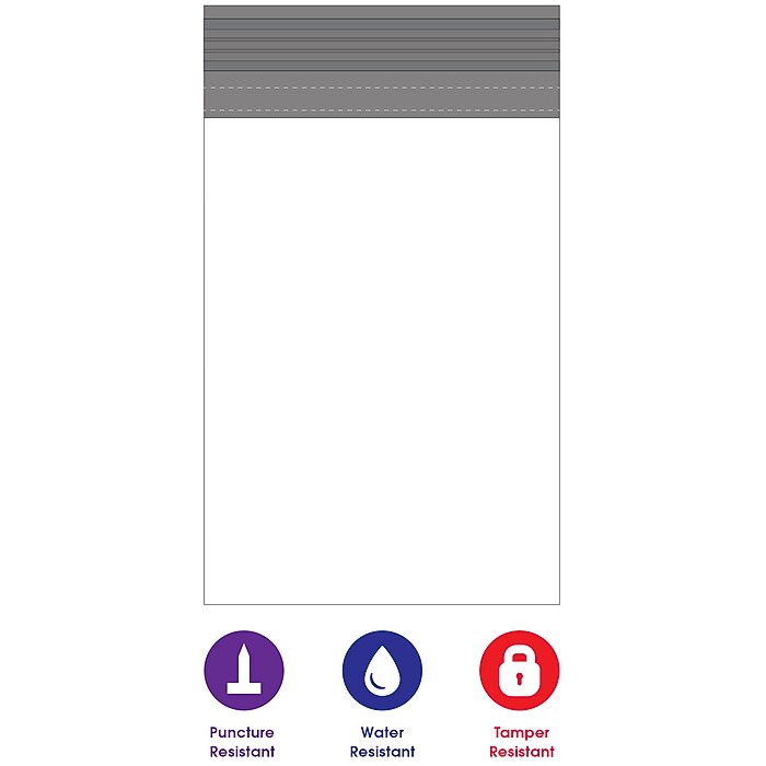 Buste Posta 24x24 Pollici Buste Spedizione Autosigillanti 24x24 Pollici - Poly Mailer Con Privacy Shield, Per E-commerce Sacchetti Spedizione Generici - Foto 3