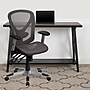 Flash Furniture Sam Ergonomic Mesh Swivel Mid-Back Multifunction Executive Office Chair, Transparent Gray (GOWY1363)~#|#~sp144471484_sc7