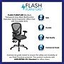 Flash Furniture Sam Ergonomic Mesh Swivel Mid-Back Multifunction Executive Office Chair, Transparent Gray (GOWY1363)~#|#~sp144471486_sc7