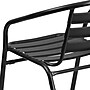 Flash Furniture Metal Restaurant Stack Chair with Aluminum Slats, Black (TLH-017C-BK-GG)~#|#~sp144472466_sc7