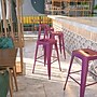 Flash Furniture Colorful Restaurant Barstool, Purple (ETBT350330PUR)~#|#~sp144472534_sc7