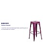 Flash Furniture Colorful Restaurant Barstool, Purple (ETBT350330PUR)~#|#~sp144472536_sc7