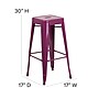 Flash Furniture Colorful Restaurant Barstool, Purple (ETBT350330PUR)~#|#~sp144472538_sc7