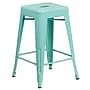 Flash Furniture Colorful Restaurant Counter Height Stool, Mint Green (ETBT350324MINT)~#|#~sp144472558_sc7