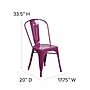 Flash Furniture Metal Indoor-Outdoor Stackable Chair, Purple (ET-3534-PUR-GG)~#|#~sp144472576_sc7