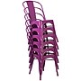 Flash Furniture Metal Indoor-Outdoor Stackable Chair, Purple (ET-3534-PUR-GG)~#|#~sp144472582_sc7