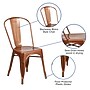 Flash Furniture Copper Metal Indoor-Outdoor Stackable Chair (ET-3534-POC-GG)~#|#~sp144472640_sc7