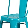 Flash Furniture Colorful Restaurant Counter Height Stool with Back, Crystal Teal-Blue (ET353424CB)~#|#~sp144472758_sc7