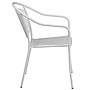 Flash Furniture White Indoor-Outdoor Steel Patio Arm Chair with Round Back (CO-3-WH-GG)~#|#~sp144472771_sc7