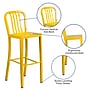 Flash Furniture Colorful Restaurant Barstool with Back, Yellow (CH6120030YL)~#|#~sp144472914_sc7