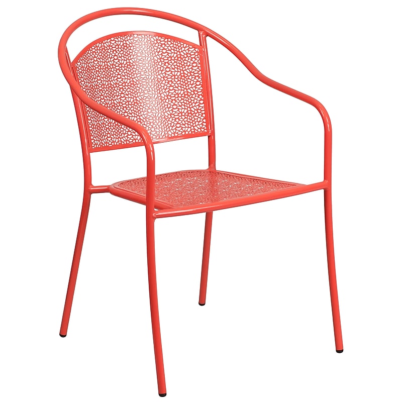 Flash Furniture Coral Indoor Outdoor Chairs (CO3RED) image 1