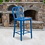 Flash Furniture Colorful Restaurant Counter Height Stool with Back, Blue (CH6120024BL)~#|#~sp144473025_sc7