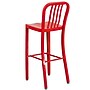 Flash Furniture Colorful Restaurant Barstool with Back, Red (CH6120030RED)~#|#~sp144473043_sc7