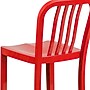 Flash Furniture Colorful Restaurant Barstool with Back, Red (CH6120030RED)~#|#~sp144473044_sc7