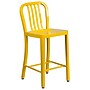 Flash Furniture Colorful Restaurant Counter Height Stool with Back, Yellow (CH6120024YL)~#|#~sp144473068_sc7