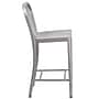 Flash Furniture Metal Slat Back Counter Stool, Silver (CH6120024SIL)~#|#~sp144473085_sc7