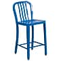 Flash Furniture Colorful Restaurant Counter Height Stool with Back, Blue (CH6120024BL)~#|#~sp144473184_sc7