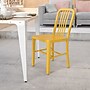 Flash Furniture Metal Indoor-Outdoor Chair, Yellow [CH-61200-18-YL-GG]~#|#~sp144473190_sc7