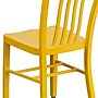 Flash Furniture Metal Indoor-Outdoor Chair, Yellow [CH-61200-18-YL-GG]~#|#~sp144473195_sc7