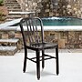 Flash Furniture Black-Antique Gold Metal Indoor-Outdoor Chair (CH-61200-18-BQ-GG)~#|#~sp144473209_sc7