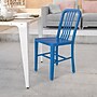 Flash Furniture Metal Indoor-Outdoor Chair, Blue (CH-61200-18-BL-GG)~#|#~sp144473218_sc7